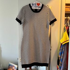 Dress, Michael Kors, black and white